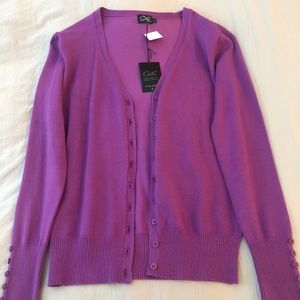 Purple Cielo Cardigan